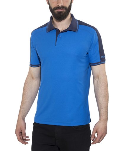 Craft Noble Polo Pique t-shirt blauw Maat L
