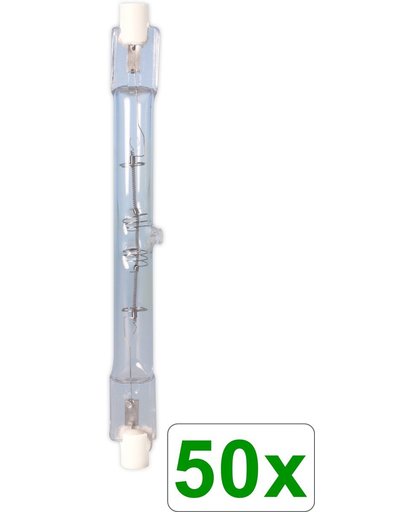 50 Stuks (voordeelpack) - Calex Halogeenlamp voor energiebesparing 230V 80W (104W) R7s 8x118mm, in doos