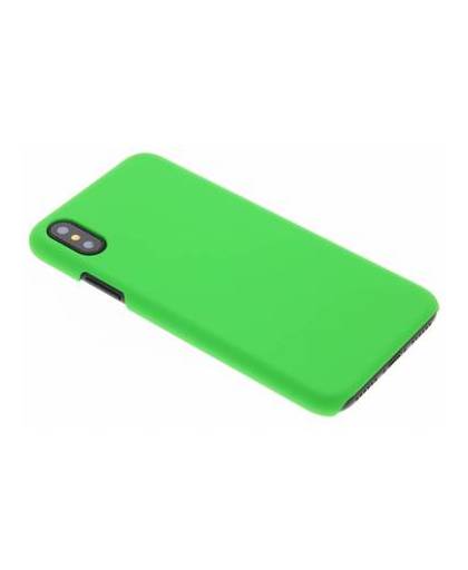 Groen effen hardcase hoesje voor de iphone x