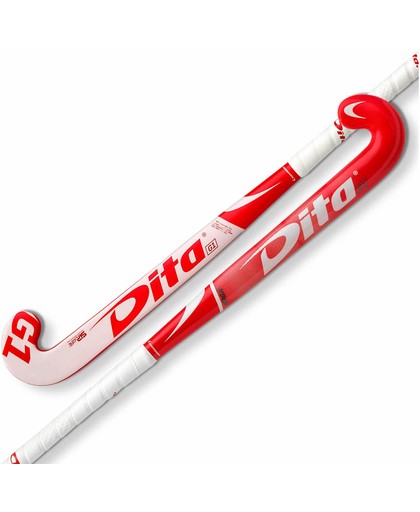 Dita Giga G1 junior  - Hockeystick -  Junior - Rood/wit - 34 Inch