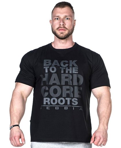 Bodybuilding T-Shirt Zwart - Nebbia Hard Core T-Shirt 391