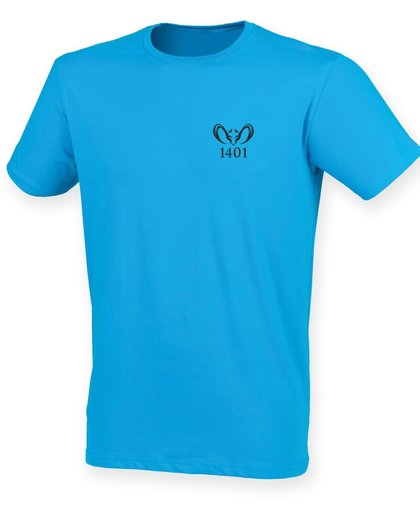 T-Shirt Feelgood Stretch Sapphire blauw - Label 1401