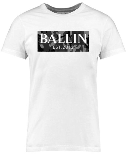 Ballin - Camo Grey Shirt - Wit - XS