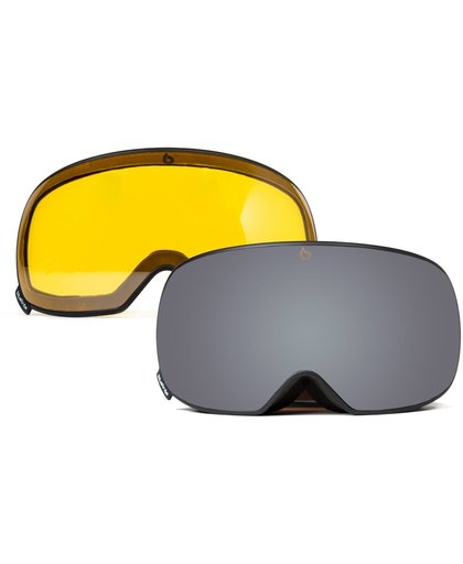 Ultra Black | Skibril- Snowboard Bril