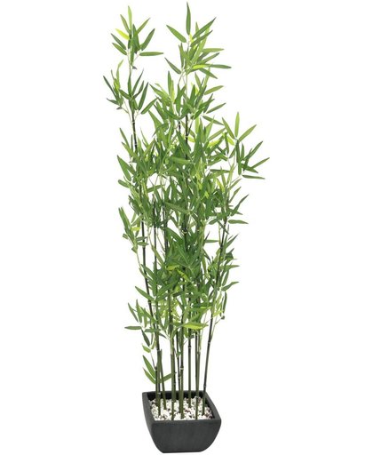 Europalms Kunstplant - Bamboe in kom, 120 cm