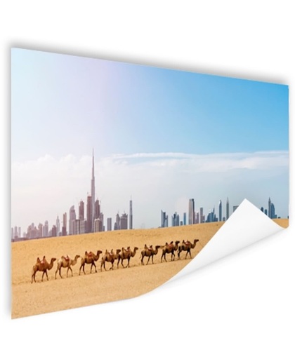 Dubai landschap Poster 60x40 cm - Foto print op Poster (wanddecoratie)