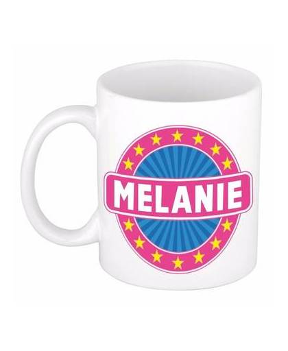 Melanie naam koffie mok / beker 300 ml - namen mokken