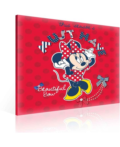 Disney Minnie Mouse Canvas Print 80cm x 80cm