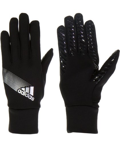 adidas Fieldplayer ClimaProof Sport  Sporthandschoenen - Unisex - zwart/zilver Omtrek hand (cm) 19,7 - 21,6