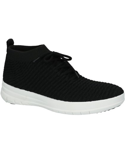 FitFlop - Uberknit Slip-On High Top Sneaker - Sneaker laag gekleed - Dames - Maat 37 - Zwart;Zwarte - J21-001 -Black