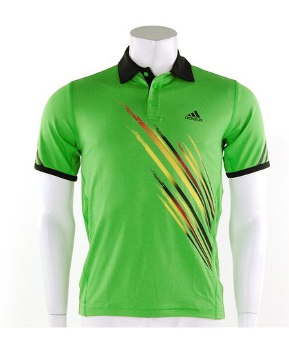 adidas Boy's AZ Theme Polo - Sportpolo - Kinderen - Maat 128 - Intens Green