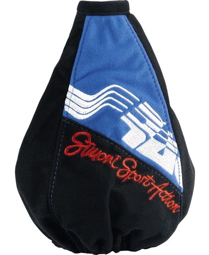 Simoni Racing Pookhoes Sport Action - 150x150mm/Ø190mm - Zwart/Blauw Microfiber