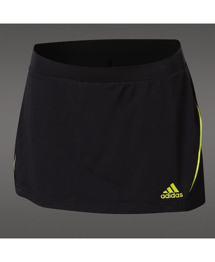 Adidas Skirt BT Skort Woman Black/Yellow - Sportkleding - Vrouwen