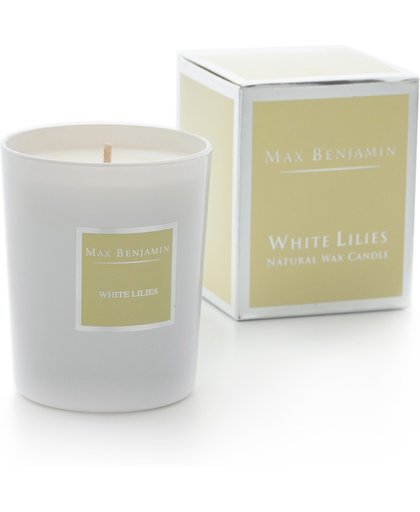 Max Benjamin - Geurkaars Classic - 190 g - White Lilies