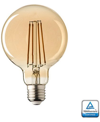 E27 LED lamp Filament Lybardo Rustique Globe 95 mm 2.3 Watt 2100K TÜV