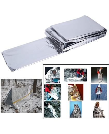 XL Noodtent - Lichtgewicht Emergency Survival Tent - 2 Persoons Outdoor Tube Shelter