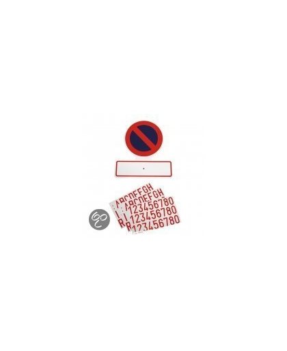 Carpoint Opzetbord Sticker 'Verboden parkeren'