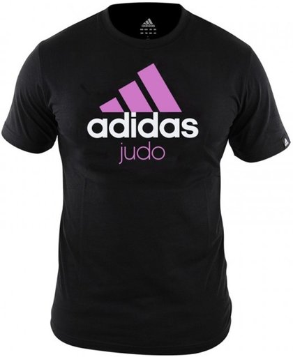 Community T-shirt judo unisex zwart maat M