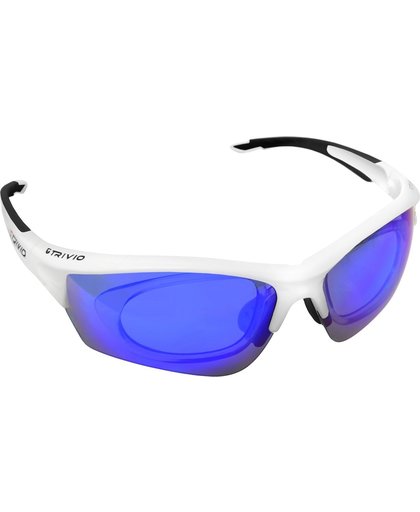 Trivio Nimity Duolux - sportbril - met inzetstuk brildragers en 2 extra lenzen - wit zwart