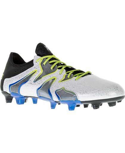 adidas X 15+ SL FG/AG Voetbalschoenen Heren Voetbalschoenen - Maat 40 - Mannen - wit/geel/blauw/zwart