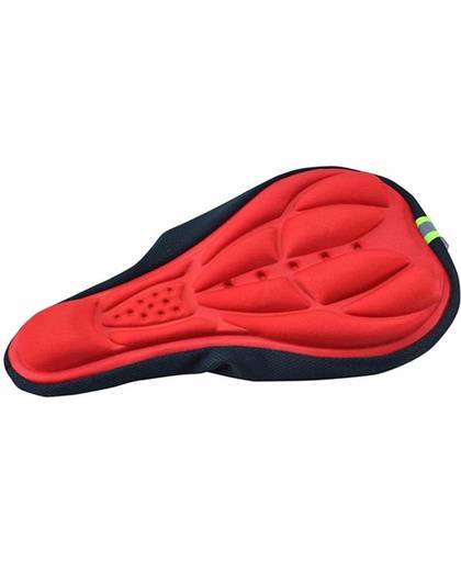 Fietszadel overtrek - zachte zadelhoes - comfortabele zadelmat - zadelkussen voor wielrenners - fietsonderdeel - rood - DisQounts