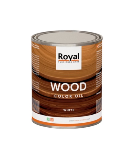 Wood Furniture Care | Beitsolie Wit | 1 liter | Voor onbehandeld hout