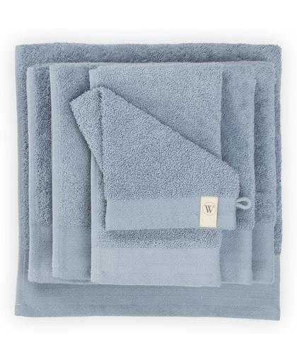 Walra Soft Cotton baddoek (60x110cm) - blauw - 1 stuk