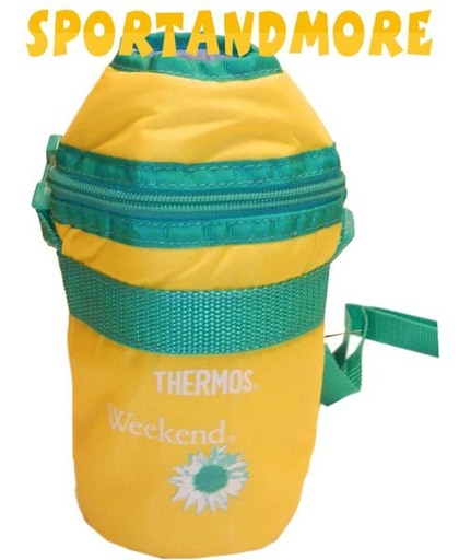 Thermos Weekend - Geïsoleerde Koeltas - Flessen koeler - 0.75 L - Geel-Groen