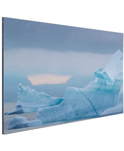 Ijsberg Noordpool Aluminium 30x20 cm - Foto print op Aluminium (metaal wanddecoratie)