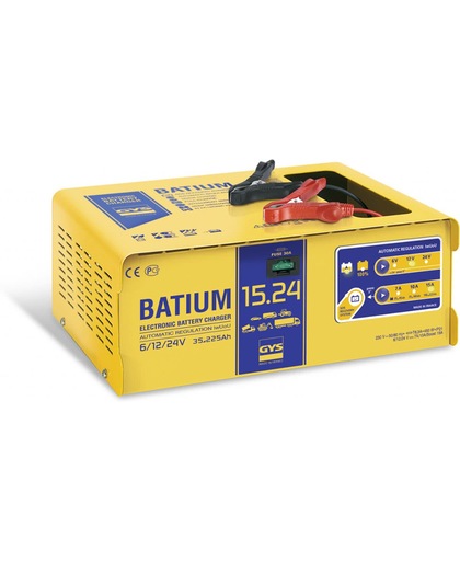 GYS Batium 15-24 volautomatisch acculader 6,12 en 24 volt
