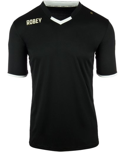 Robey Shirt Hattrick SS - Voetbalshirt - Black - Maat XXXXL