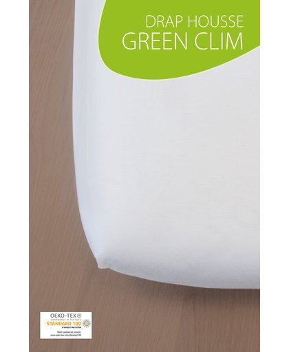 Green Clim Hoeslaken - kind Pastelblauw 90x200 cm