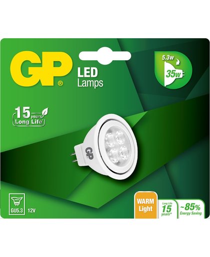 GP Lighting LED reflector MR16 5,3W (35W)