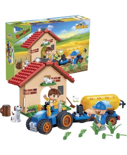 Eco boerderij - Tractor met giertank