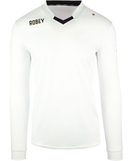 Robey Shirt Hattrick LS - Voetbalshirt - White - Maat XXXL