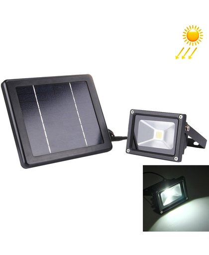 10W 550-600LM IP65 Waterproof LED Floodlight Lamp with Solar Panel(White Light)