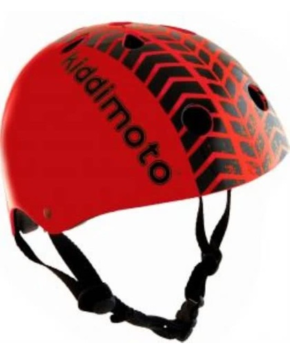 Kiddimoto - Tyre Rood - Small - Geschikt voor 2-6jarige of hoofdomtrek van 48 tot 52 cm - Skatehelm - Fietshelm - Kinderhelm - Stoere helm - Jongens helm