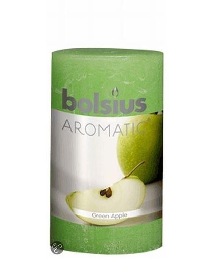 Bolsius Green Apple - Geurkaars - 6 stuks