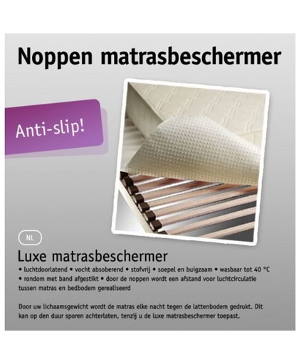 180x200 Matrasbeschermer matrasonderlegger Noppen
