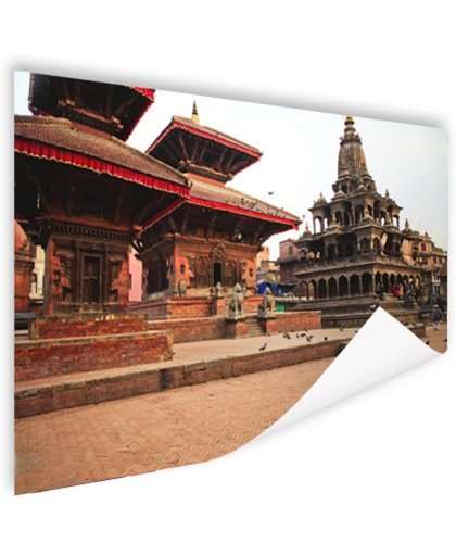 Durbar plein Kathmandu Poster 90x60 cm - Foto print op Poster (wanddecoratie)