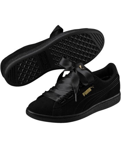 PUMA Vikky Ribbon S Sneakers Dames - Black-Black