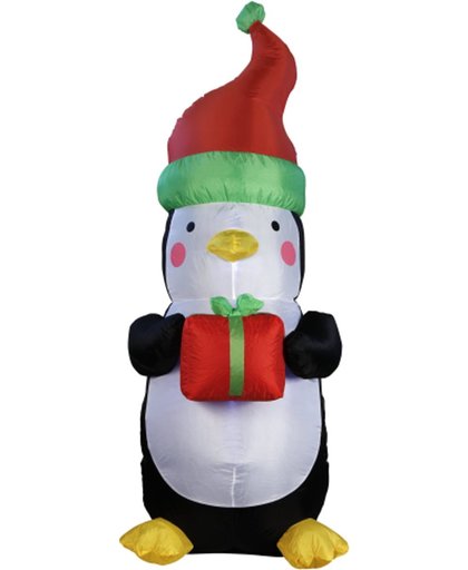 Christmas gifts pinguïn opblaasbaar 180cm