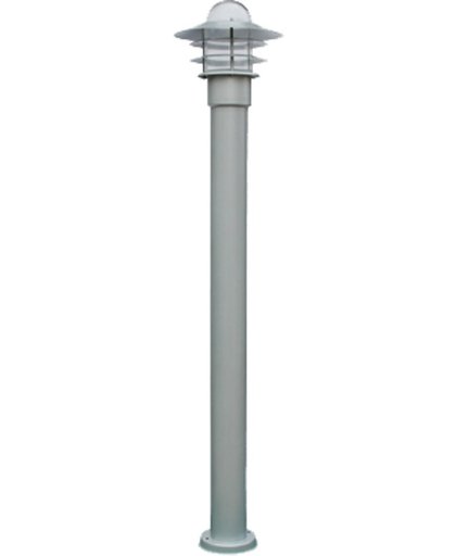Buitenlamp staand 110cm zilver 230v - Monaco