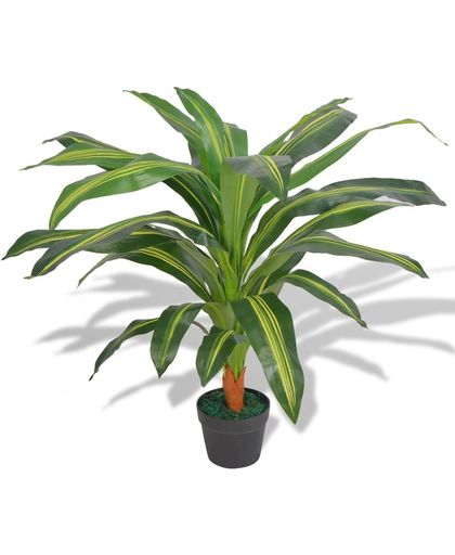 vidaXL Kunst dracena plant met pot 90 cm groen