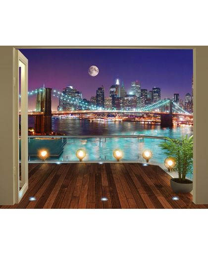 Walltastic Posterbehang Brooklin Bridge NYC - Behang - 305x244 cm