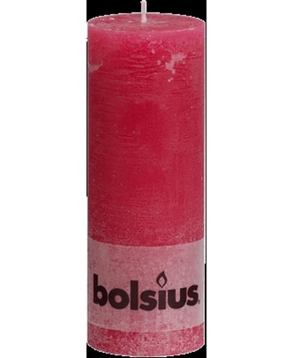 Bolsius Stompkaars Stompkaars 190/68 rustiek Fuchsia