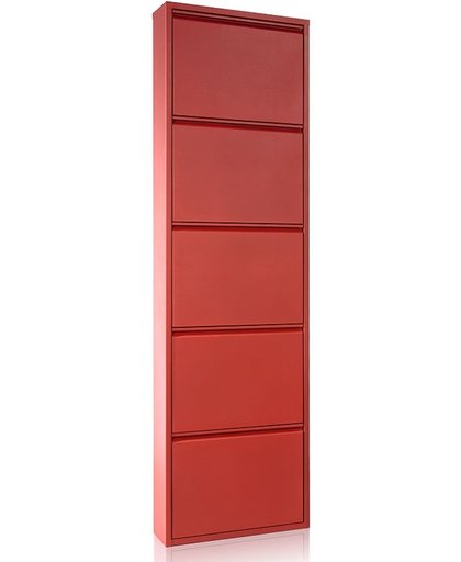 Kave Home - Schoencontainer - rood - 5 lades