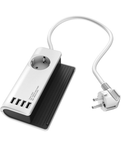 Hama USB tafel laadstation 4voudig USB incl. standfunctie