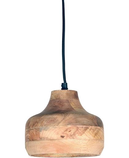 LABEL51 - Hanglamp Finn - Mangohout - Barlamp - 17x17x15 cm