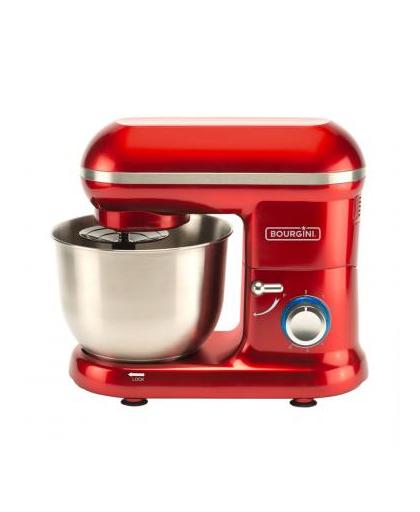 Bourgini Classic Kitchen Chef Red 1250W Staande mixer Rood